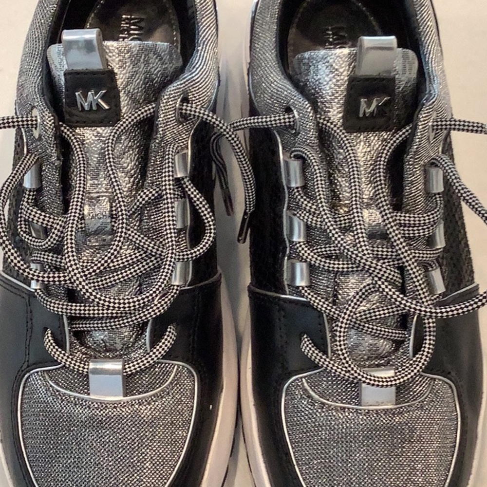 Michael Kors Mixed Media Trainer Sneaker